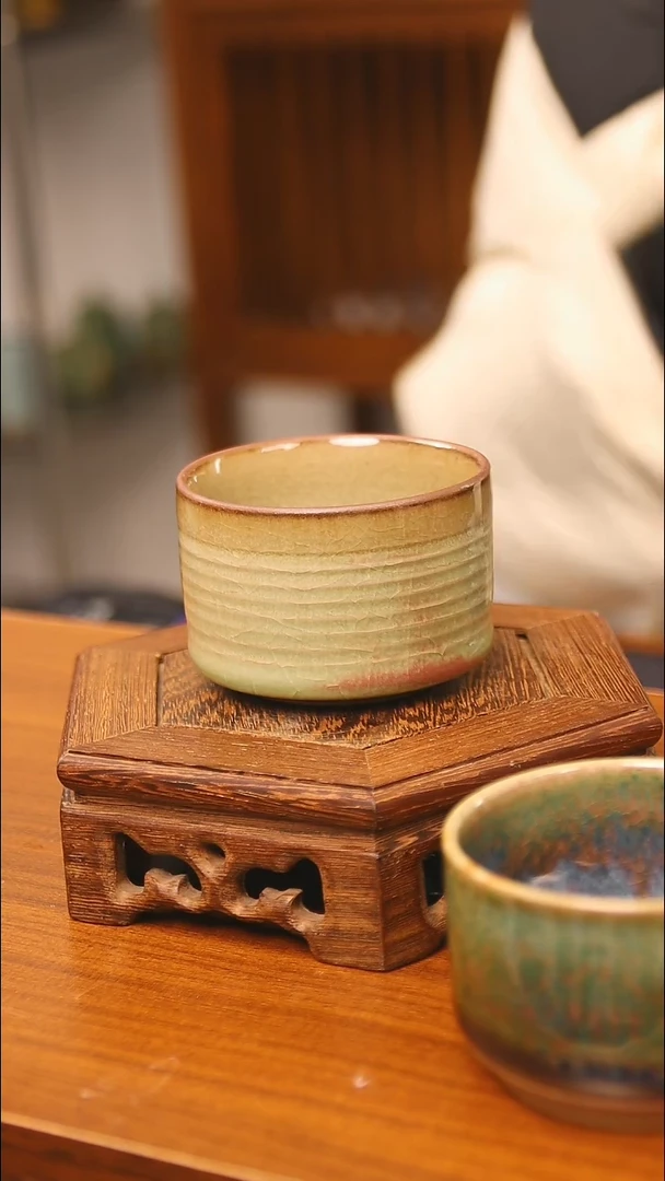 【闪购商品】瓷片钧尚源钧瓷主人杯