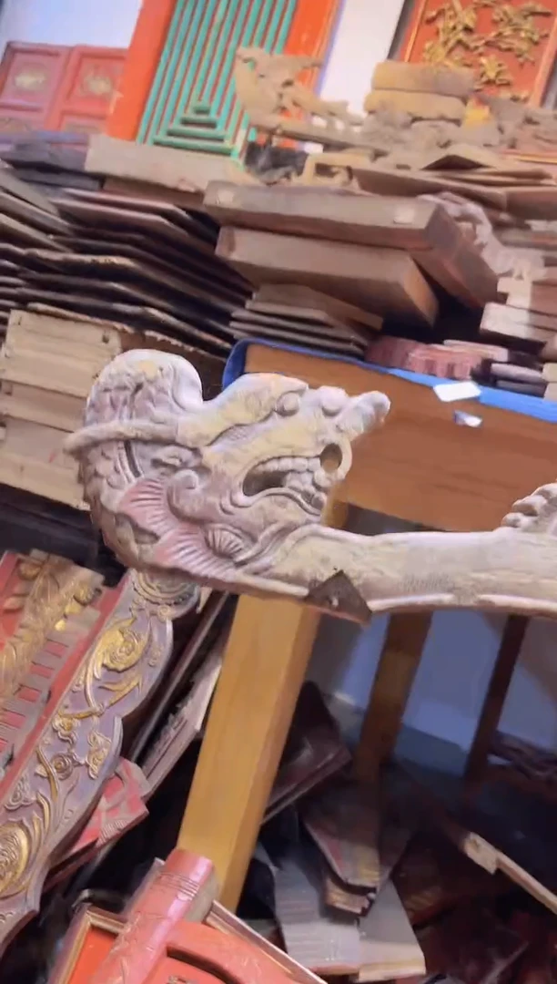 【闪购商品】香樟木老木雕老物件花板