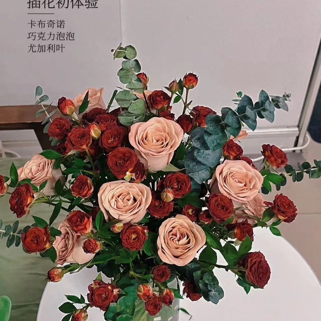 玫瑰组合（卡布+巧克力)/任意两单升级快递）