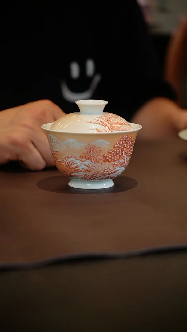 22-5雪景卷足元宝两才（观熹陶瓷）