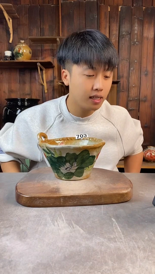 碗703，手工手绘，超值陶瓷！