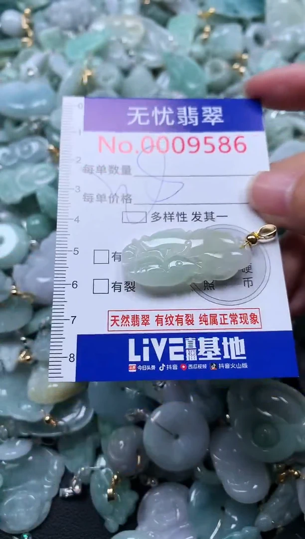 颈饰未镶嵌翡翠9586