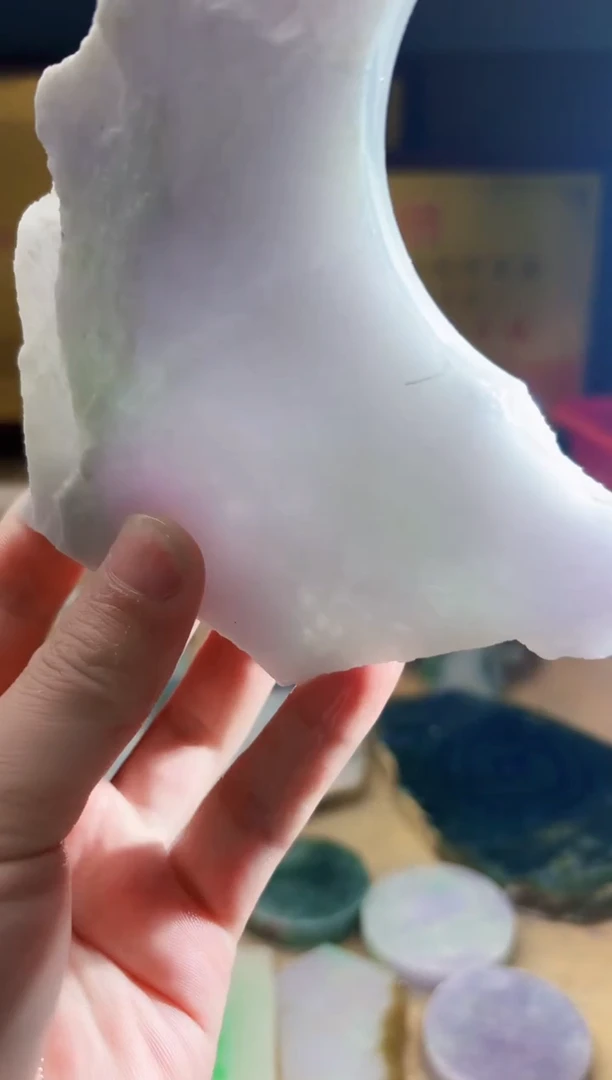 翡翠挂件未镶嵌A货张麦7519