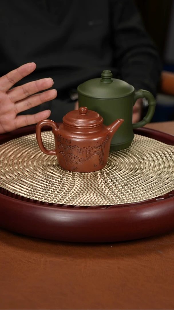 茶壶紫砂顾顺芝 高德钟 盖杯