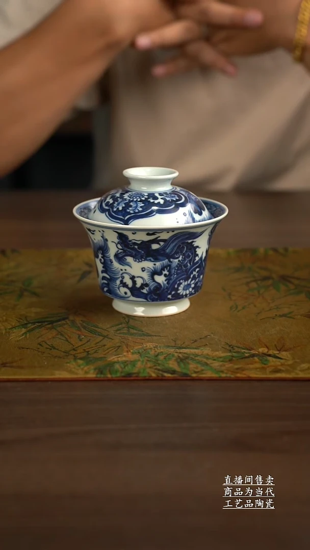 杯子马*炮景德镇手工陶瓷茶具