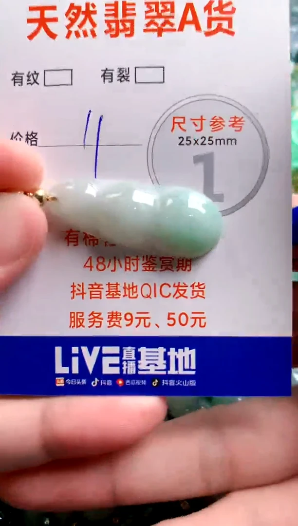 翡翠未镶嵌颈饰23000452