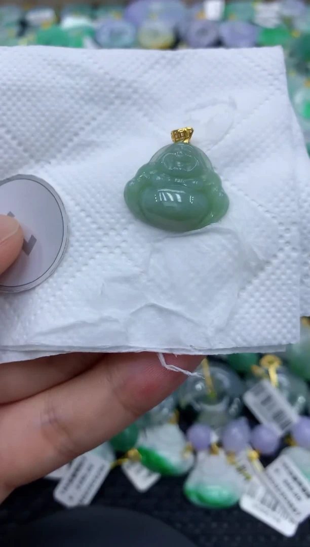 颈饰未镶嵌翡翠天然缅甸翡翠A货