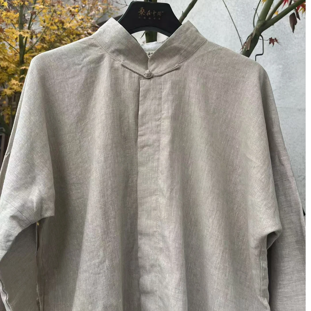 桑在云间 迟暮逍遥对襟双层衫