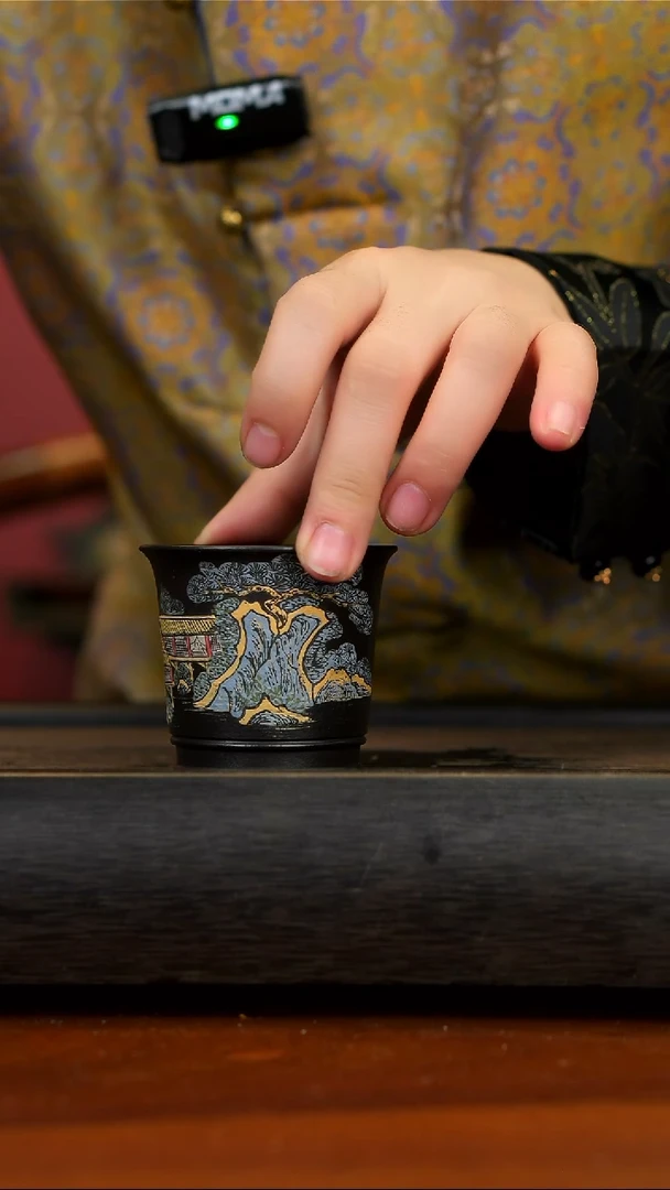 【闪购商品】紫砂茶壶宜兴紫砂 焐灰手工绘