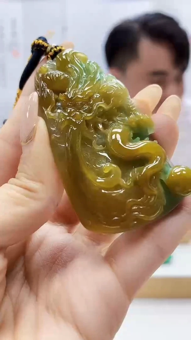未镶嵌定制翡翠5060ty-毛货挂件199