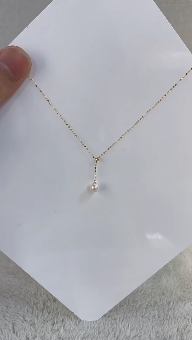 海水珍珠18K金镶嵌颈饰