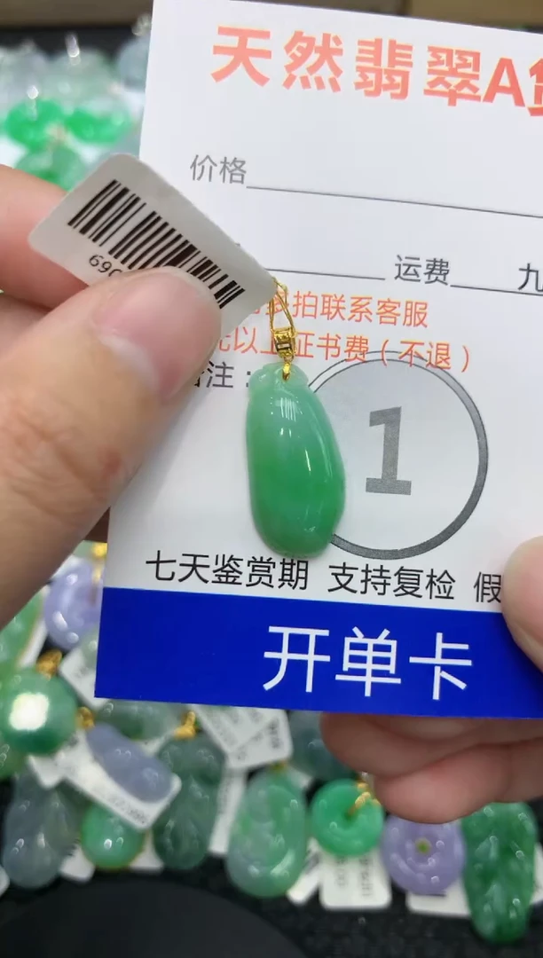 【闪购商品】翡翠颈饰18K金镶嵌111111111111
