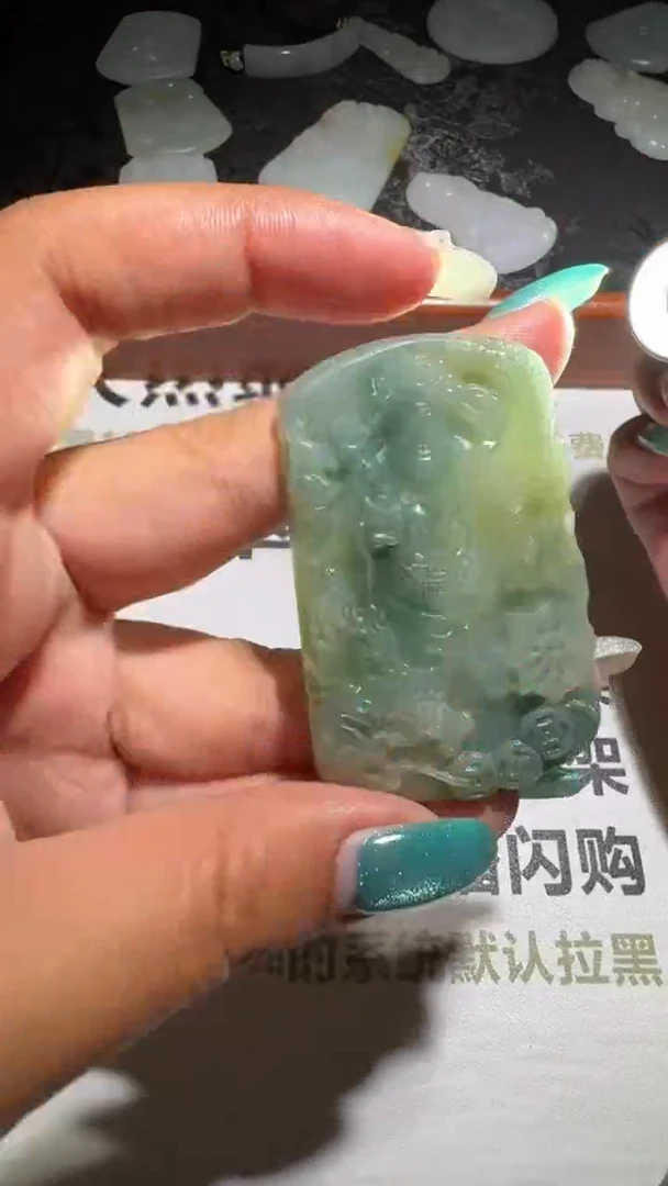 未镶嵌定制翡翠毛货-不退不换