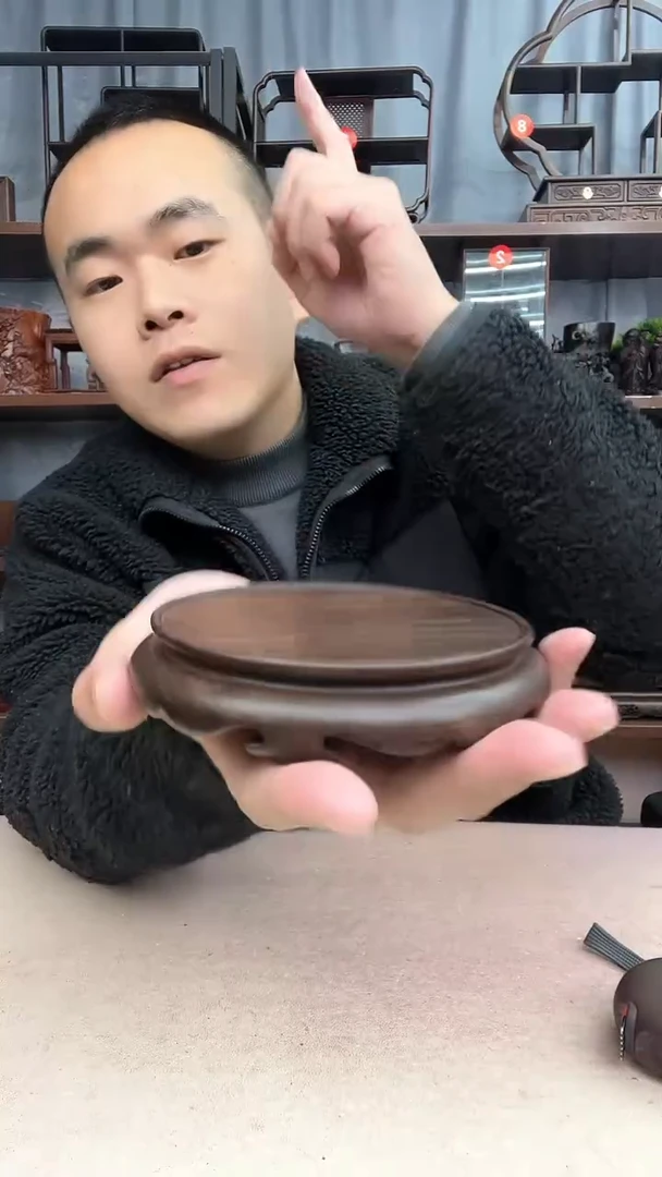 【闪购商品】乌木类端景台0005小李子红木工艺品