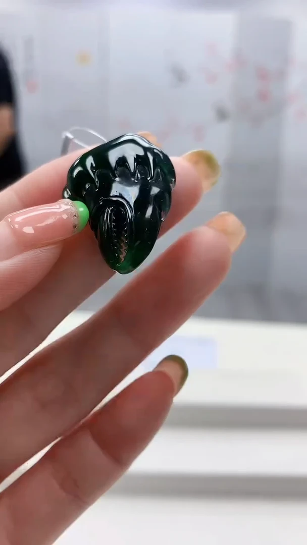 未镶嵌定制翡翠5145ry-毛货挂件61