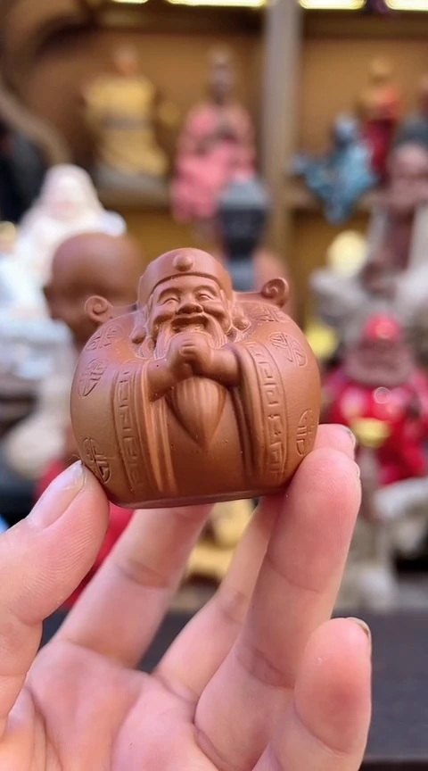 紫砂茶宠器闵茶宠摆件