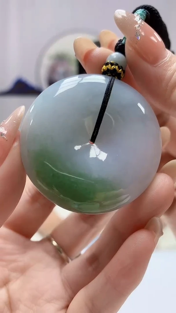 定制翡翠未镶嵌4917DD-毛货挂件67