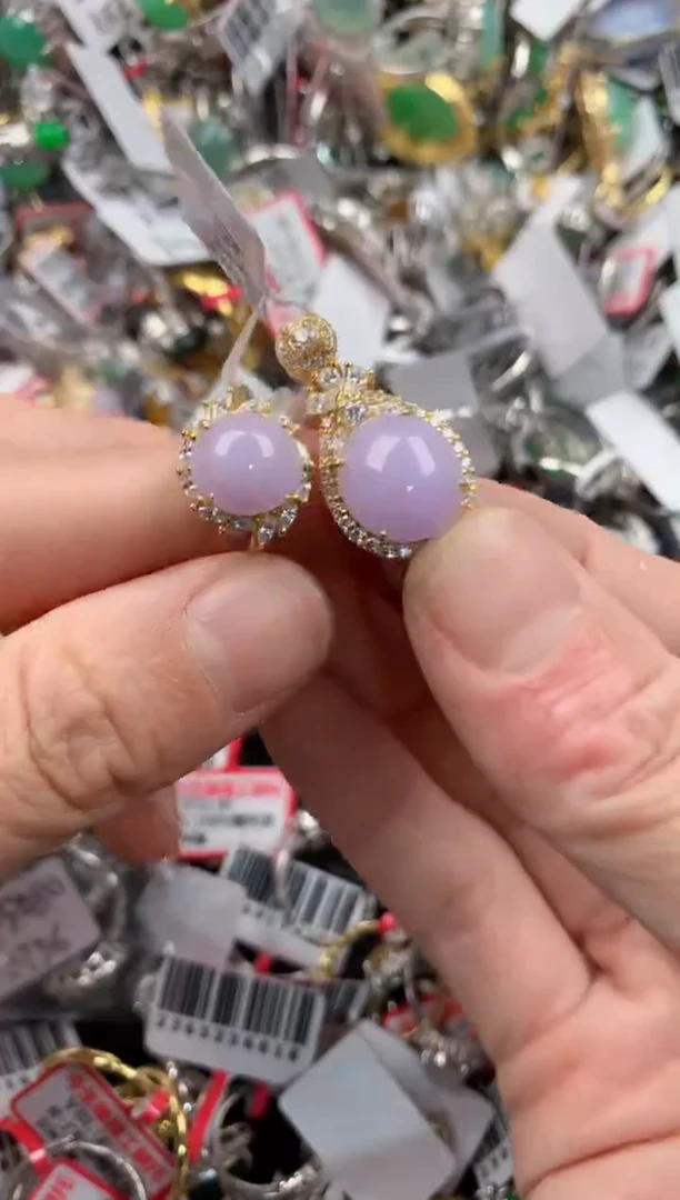 银S925镶嵌戒指翡翠333   2