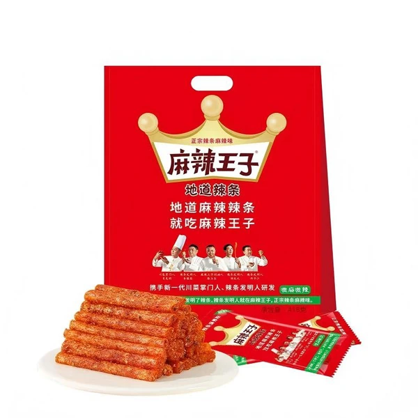 麻辣王子地道辣条微麻微辣量贩装 418g