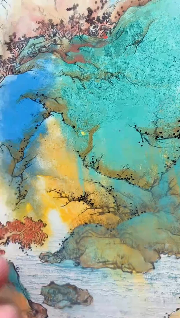 国画秦燕格国画手绘作品Y31