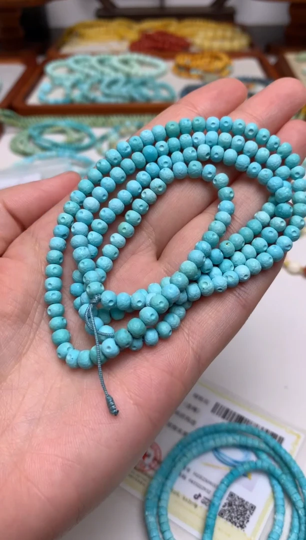 未镶嵌绿松石手链王*迪手串