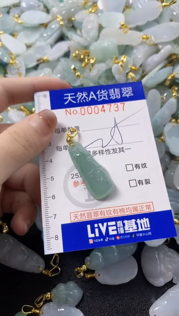 颈饰未镶嵌翡翠天然A货翡翠