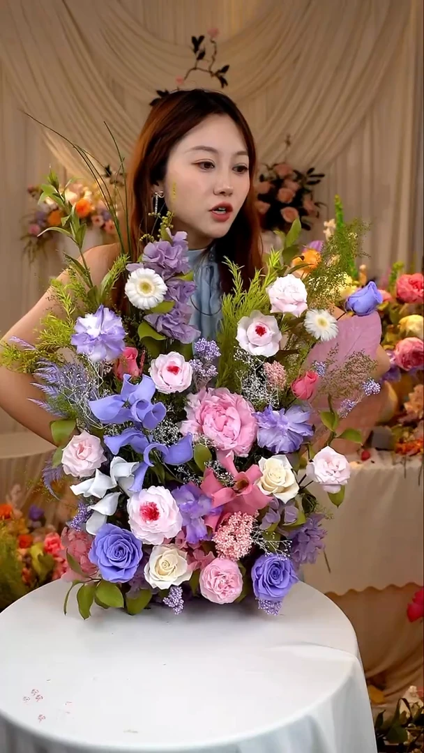 永生花花束花花,