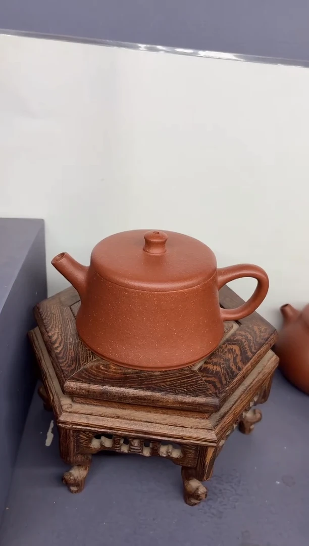 茶壶紫砂红降坡 云柱