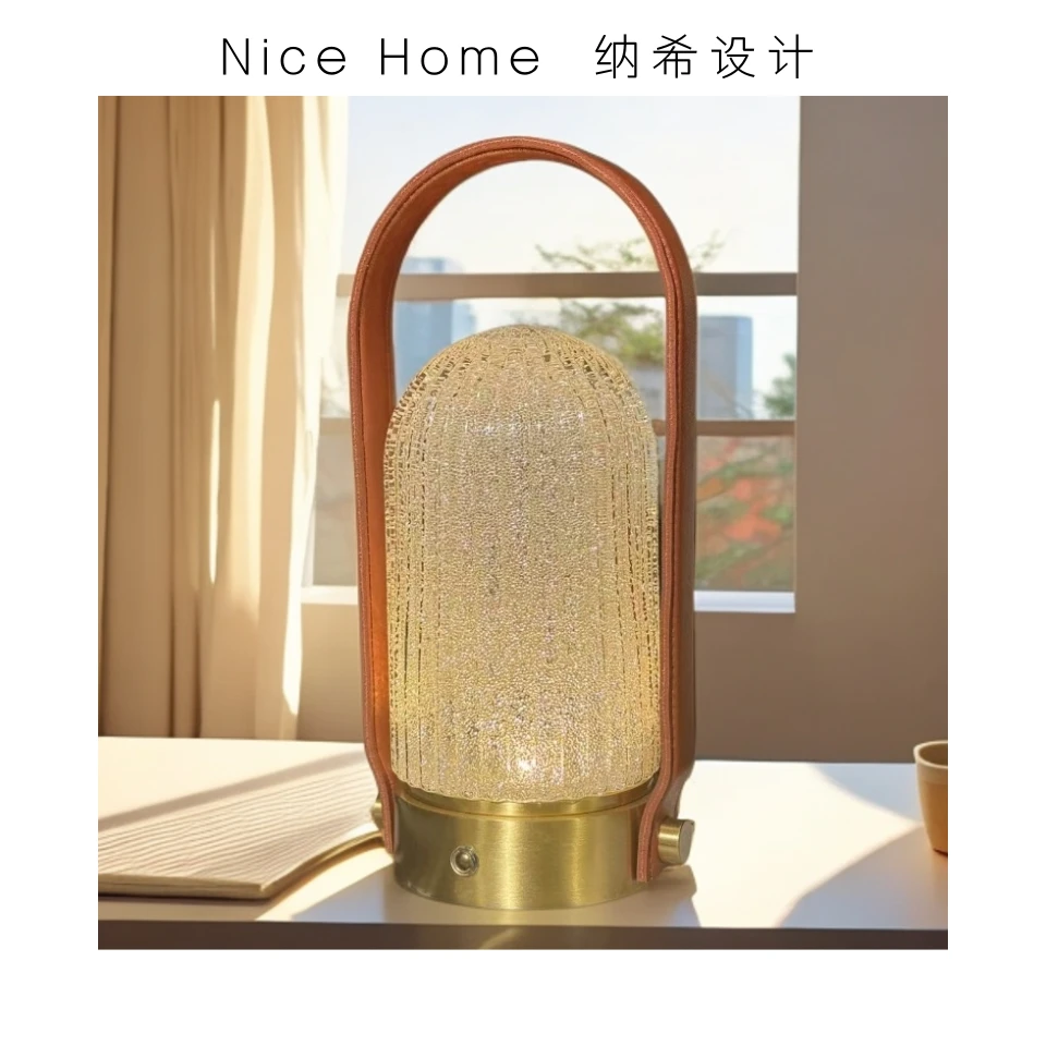 简约风防尘调光暖光圆形声光控家用氛围灯简约