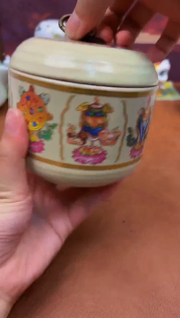 陶瓷茶具摆件旅行套组
