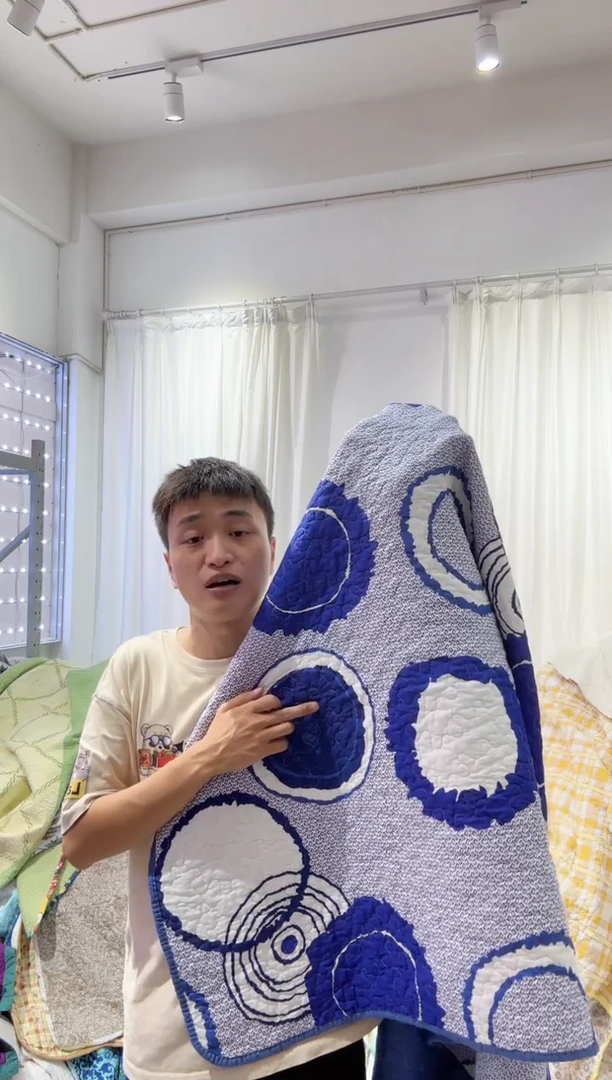 棉140*200纯棉床盖48号微瑕