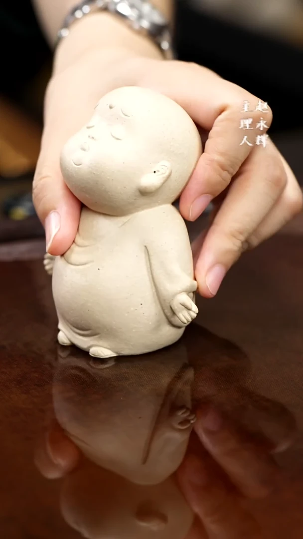 紫砂茶宠小和尚。。