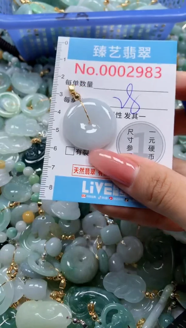 翡翠未镶嵌颈饰2983