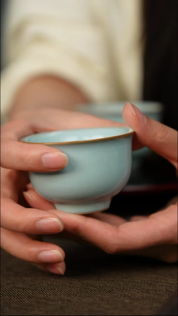 压手杯 带底款 颜色随机