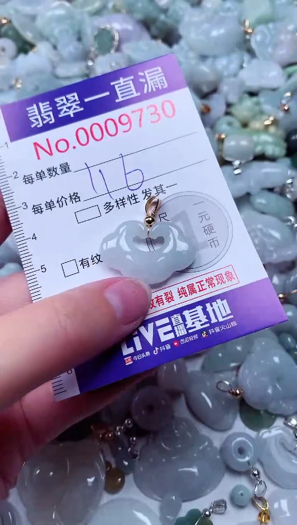 吊坠(不含链)未镶嵌翡翠9730