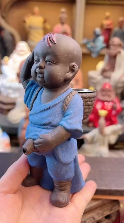 紫砂茶宠器闵茶宠摆件