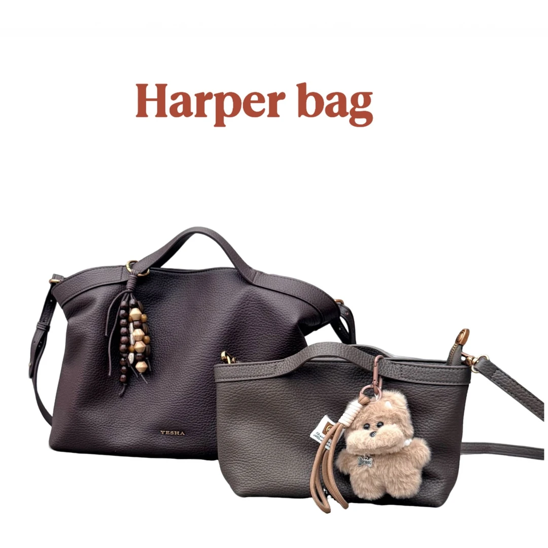 【买大送小】托特包荔枝纹一大一小子母大容量百搭新款手提单肩斜挎