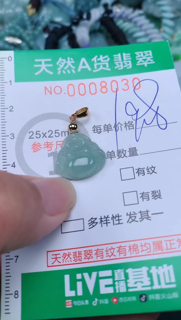 翡翠未镶嵌颈饰.0008030