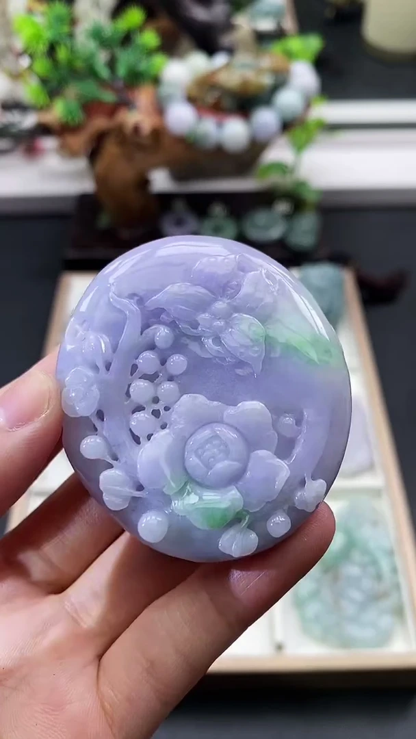 颈饰未镶嵌翡翠天然缅甸A货翡翠