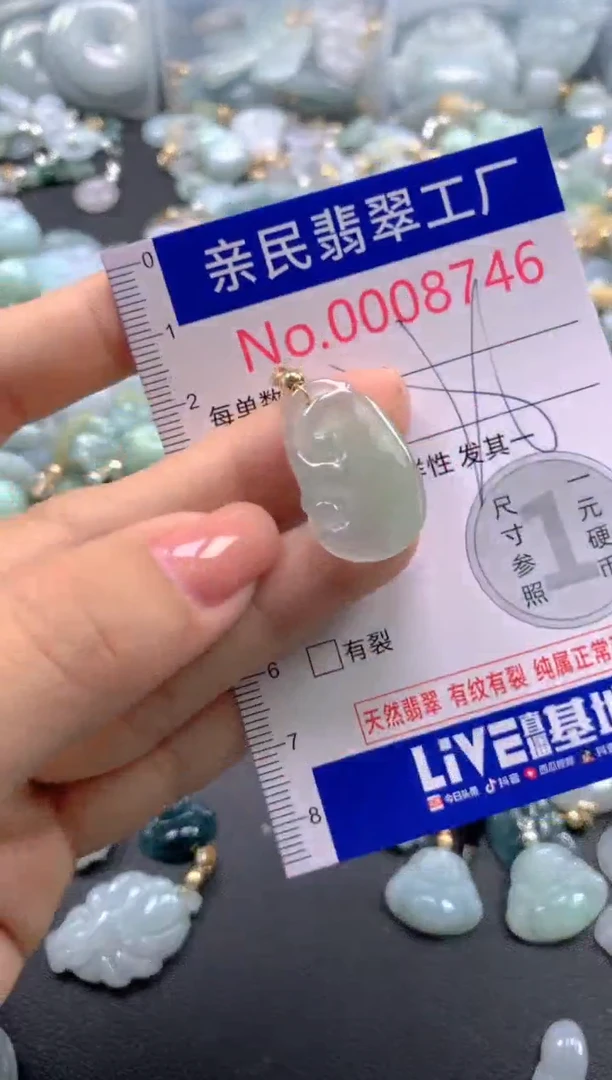 颈饰未镶嵌翡翠8746
