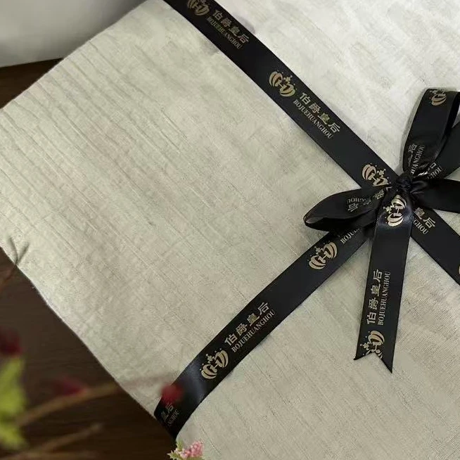 【双人椰壳扣被套】暗纹风米诺-棉麻被套2*2.3米