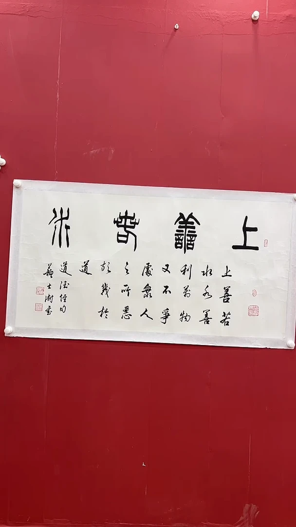 书法苏S澍-8P-上善若水