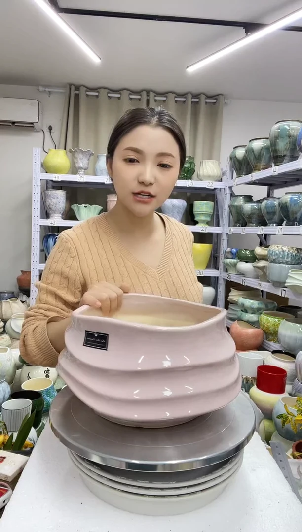 12.29陶瓷花盆直播链接高.    14  口21