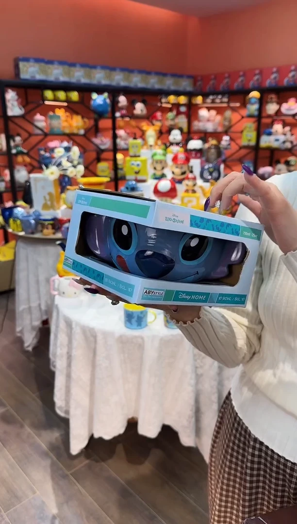 瓷片@@史迪奇水果沙拉碗（礼盒）