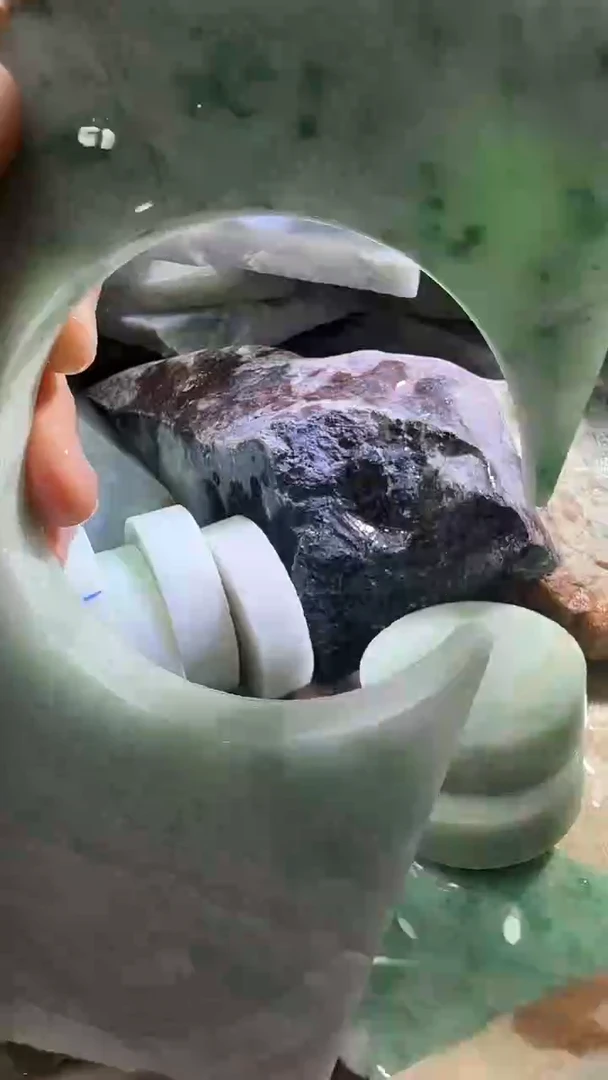 裸石翡翠天然翡翠A货花3620