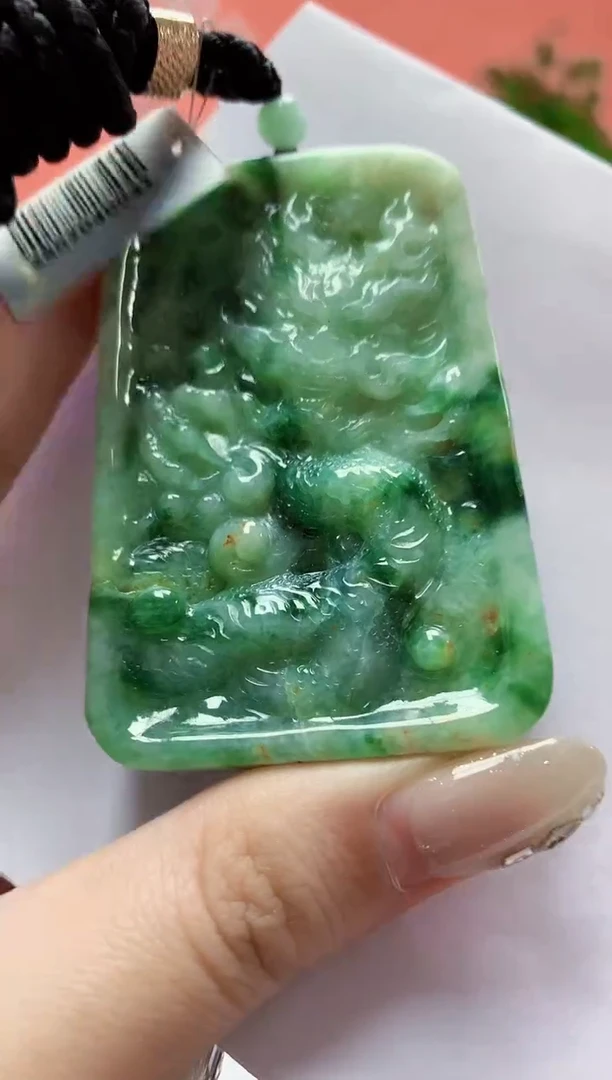 未镶嵌定制翡翠5160jw-毛货挂件32