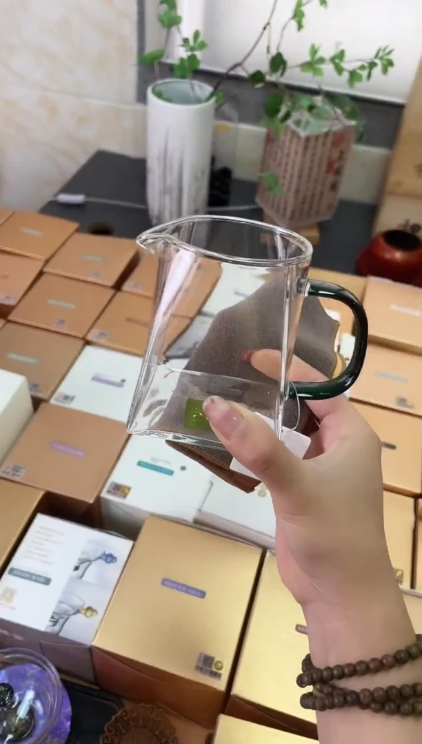 瀚然茶海/墨绿+茶巾