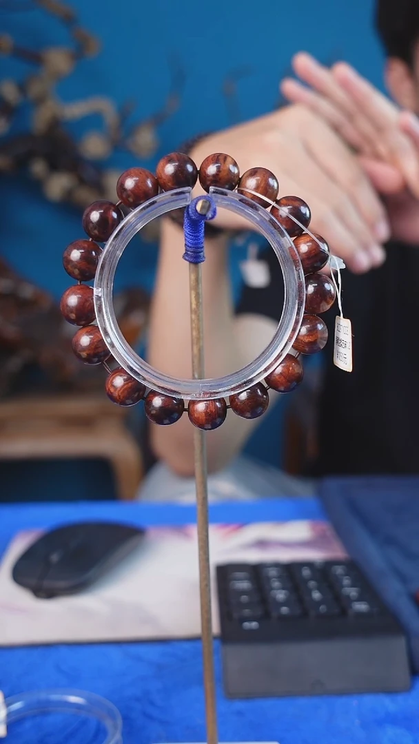 木海南降香黄檀黄花梨1.2紫油梨手串