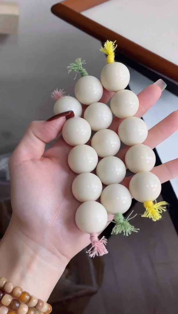 手串菩提根/象牙果象牙果圆珠22mm糖葫芦