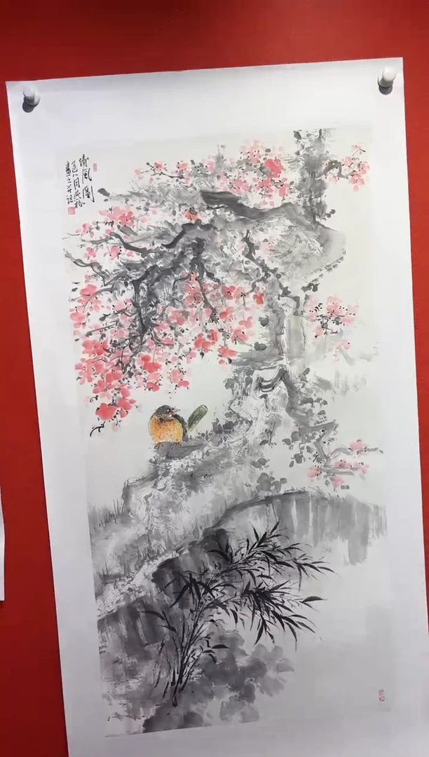 国画秦燕格国画手绘作品Y33